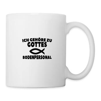 Dieu personnel au sol Christ Jésus poisson - Mug blanc - blanc - Droite