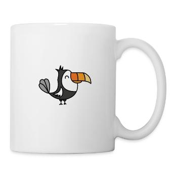 Tukan Vogel Caraïbes - Mug blanc - blanc - Droite