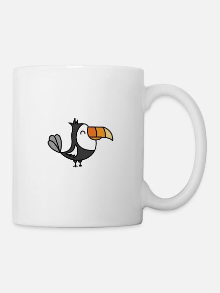 Tukan Vogel Karibik - Tasse - Weiß