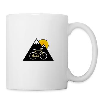 Bike Mountain Sun - Mug - white - Right