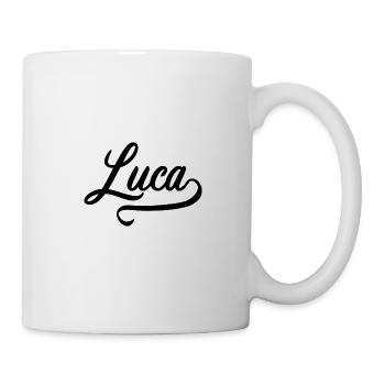 Luca - Vorname - Tasse - Weiß - Rechts