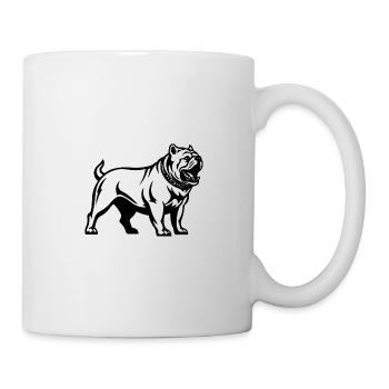 Bouledogue - Mug blanc - blanc - Droite