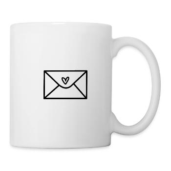 Briefe Liebesbrief Liebe - Tasse - Weiß - Rechts
