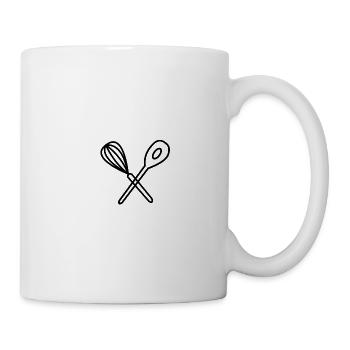 Cuillère de cuisson au four - Mug blanc - blanc - Droite