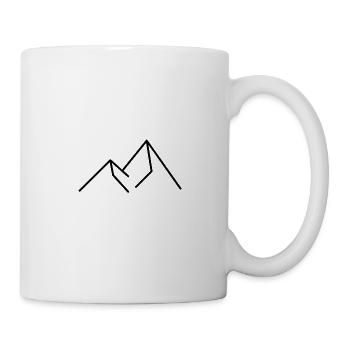 Alps Mountains Minimal - Mug - white - Right