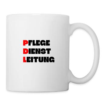 Pflegedienstleitung PDL Krankenschwester Geschenk - Tasse - Weiß - Rechts