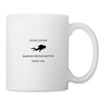 Plongée Sous-marine Anglais Plongeur - Mug blanc - blanc - Droite