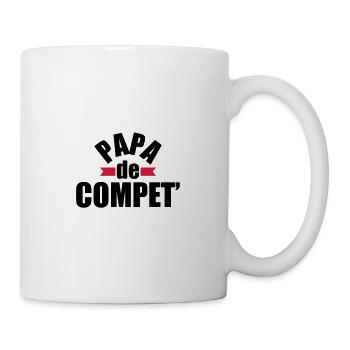 papa de compet' - fête des pères - anniversaire - Mug blanc - blanc - Droite