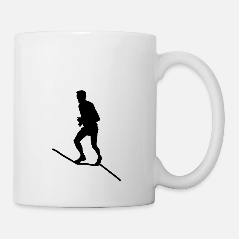 Berglauf - Tasse - Weiß