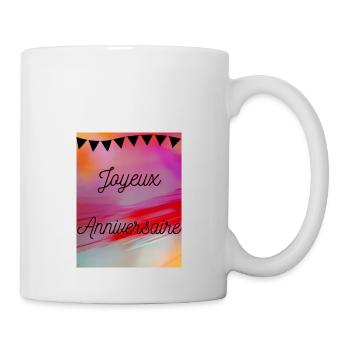 GEBURTSTAG, ALLES GUTE ZUM GEBURTSTAG, ALLES GUTE ZUM GEBURTSTAG - Tasse - Weiß - Rechts