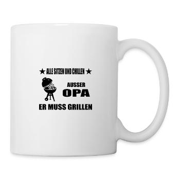 BBQ - Tasse - Weiß - Rechts