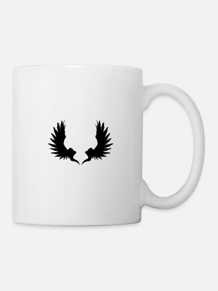 Flügel - Tasse - Weiß