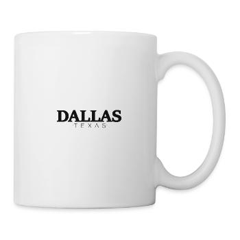 Dallas Texas - Tasse - Weiß - Rechts