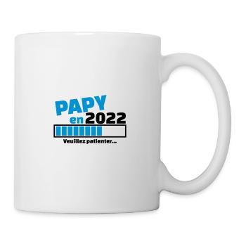 papy en 2022 annonce grossesse papy - Mug blanc - blanc - Droite