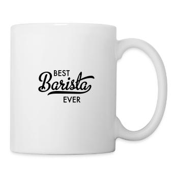 Best Barista ever - Tasse - Weiß - Rechts