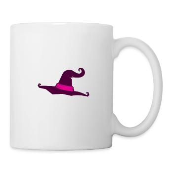Halloween Zauberer Chapeau - Mug blanc - blanc - Droite