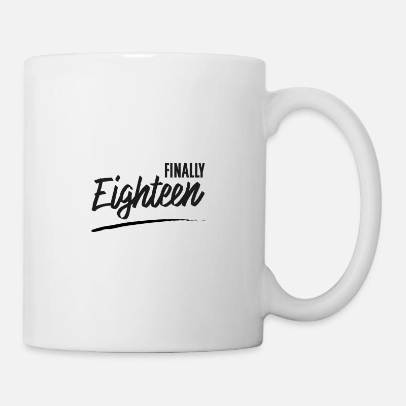 enfin dix-huit - Mug blanc - blanc