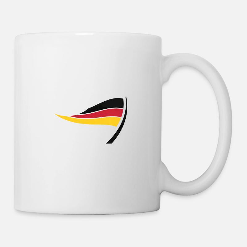 German Flag Wave - Mug - white