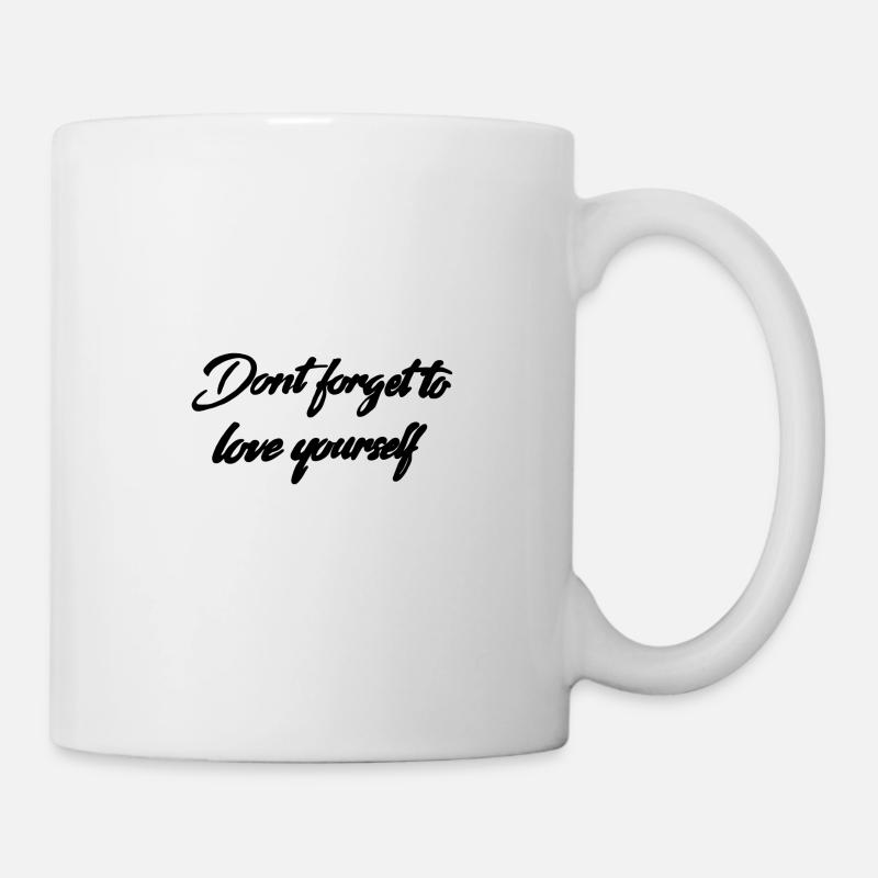 Confiance en soi Amour Proverbe - Mug blanc - blanc
