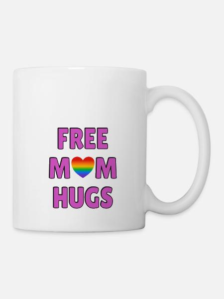 Kostenlose Mama-Umarmungen - Tasse - Weiß