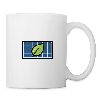 Solarenergie | Nachhaltige Zukunft Symbol - Tasse - Weiß - Rechts