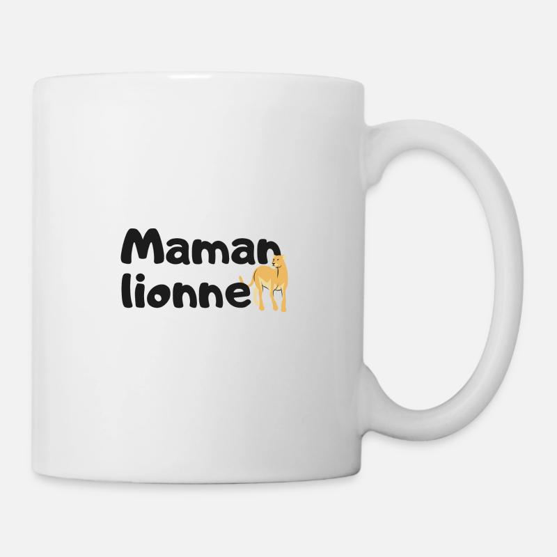 Maman lionne - Mug blanc - blanc