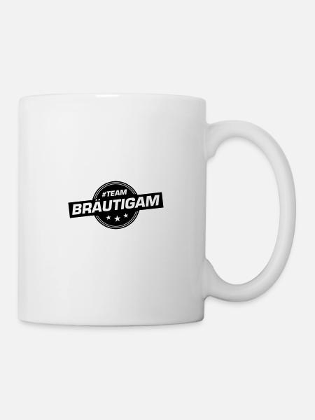 Team Bräutigam Hochzeitsfeier Hochzeit - Tasse - Weiß