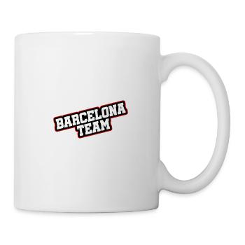 Barcelona Stadt Team - Tasse - Weiß - Rechts