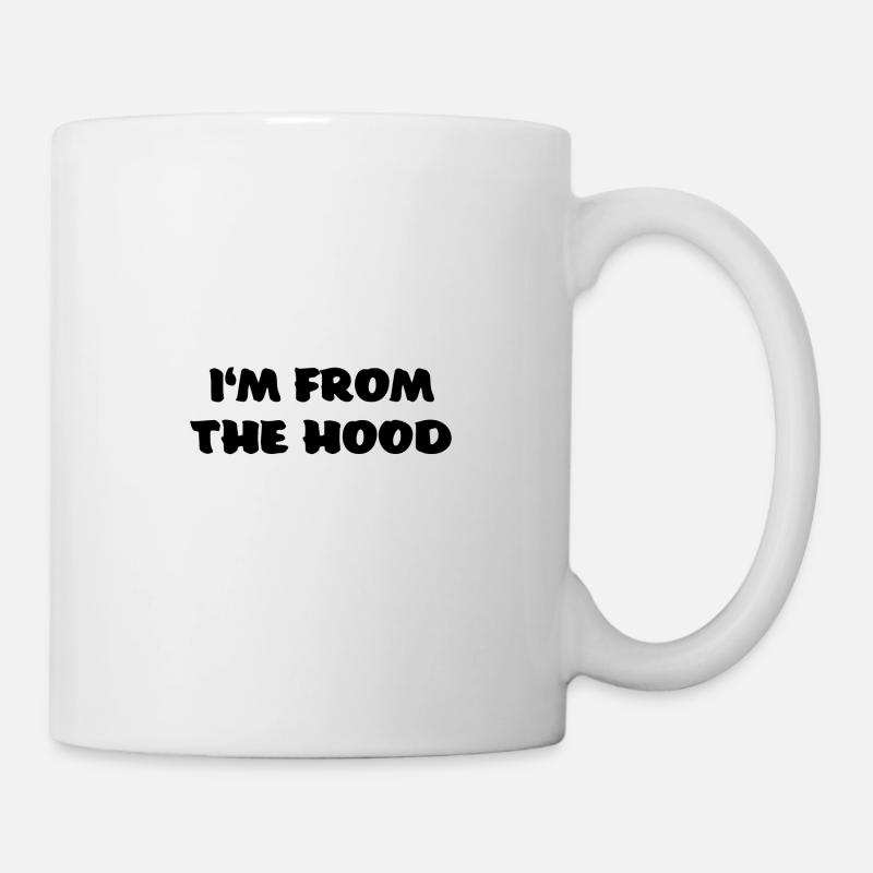 from the hood - Mug - white