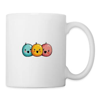 Carnival joy with confetti - Mug - white - Right