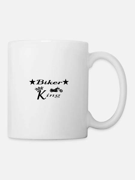 Motorrad - Tasse - Weiß