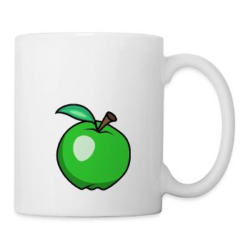 Apfel - Tasse - Weiß - Rechts