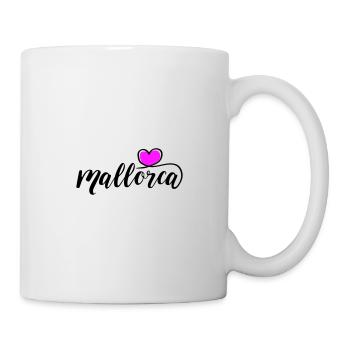 Mallorca Herz - Tasse - Weiß - Rechts
