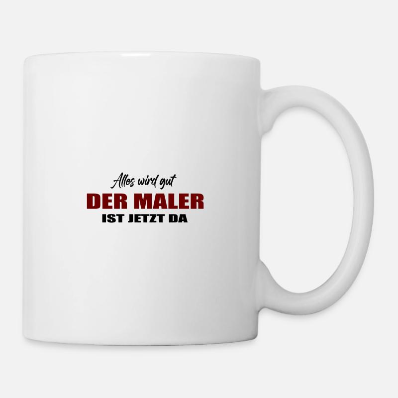 Maler - Tasse - Weiß