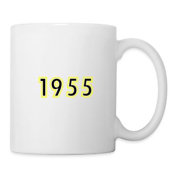 1955 Jahr Geburtstag - Tasse - Weiß - Rechts