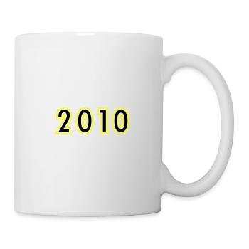 2010 Année Anniversaire - Mug blanc - blanc - Droite