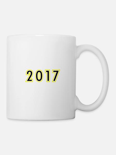 2017 Jahr Geburtstag - Tasse - Weiß
