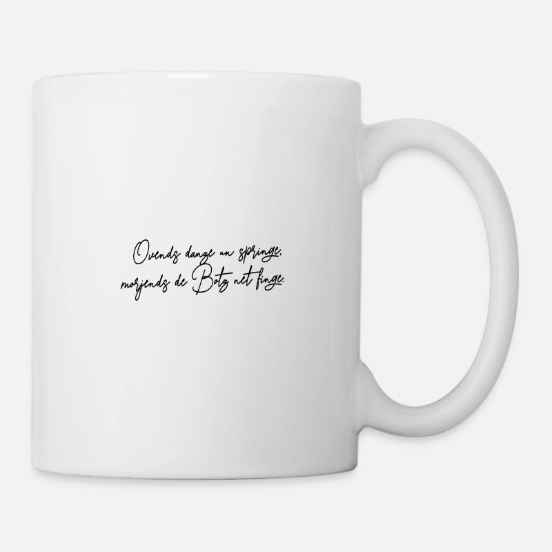 Kölsche Redewendung - Tasse - Weiß