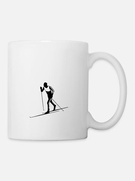 Langläufer - Tasse - Weiß