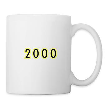 2000 Jahr Geburtstag - Tasse - Weiß - Rechts