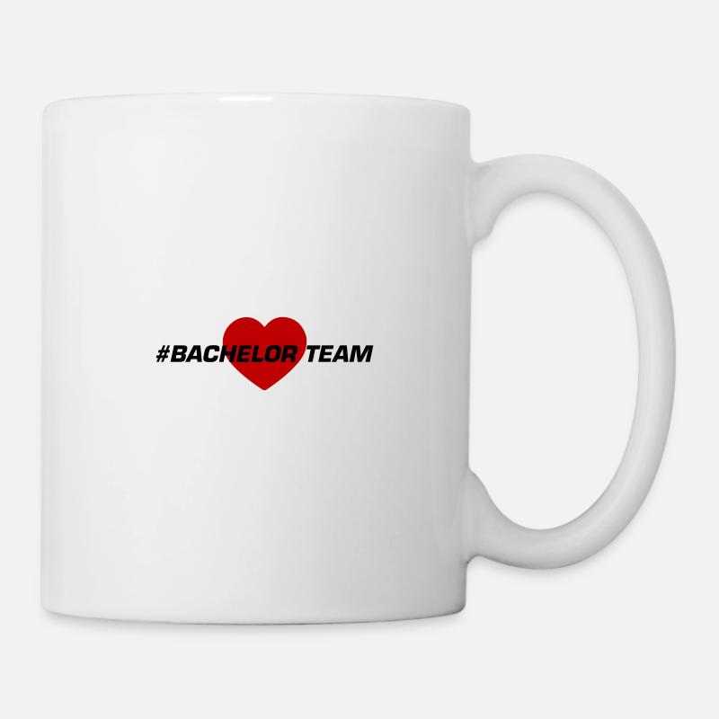 bachelor team herz - Tasse - Weiß