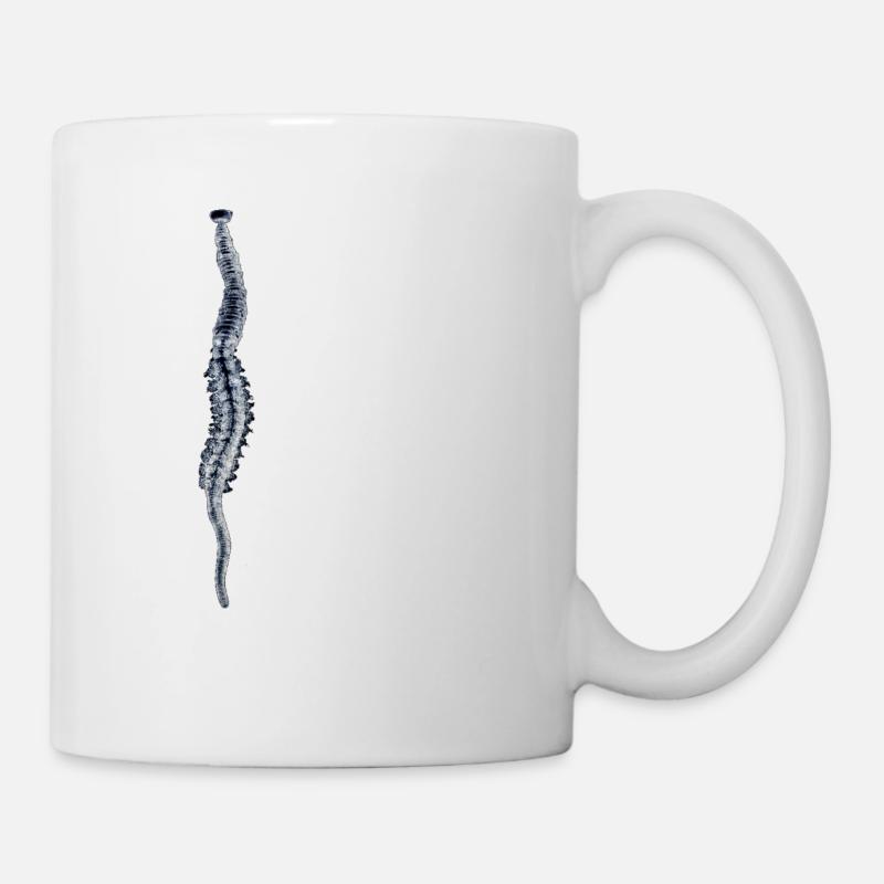 Wattwurm hell - Tasse - Weiß