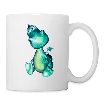 Dragon Ermel by Sabina Elisabeth - Tasse - Weiß - Rechts