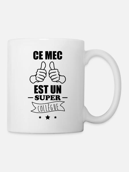 Ce mec est un super collègue - Mug blanc - blanc