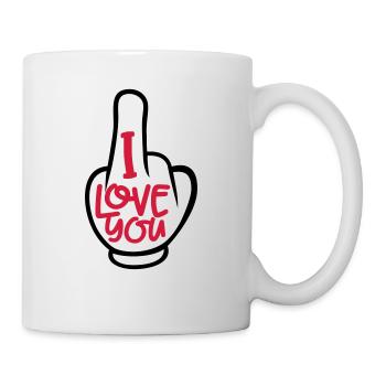 Ich liebe dich - Mug - white - Right