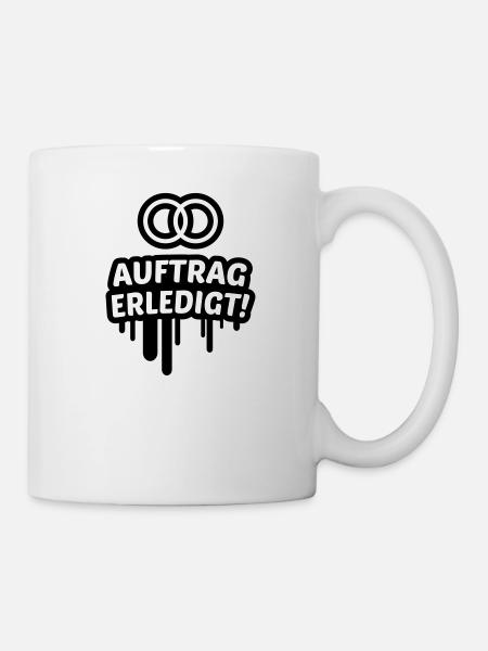 Job done, marriage, wedding 2c. - Mug - white