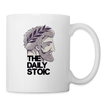 Marcus Aurelius | The daily Stoic - Tasse - Weiß - Rechts