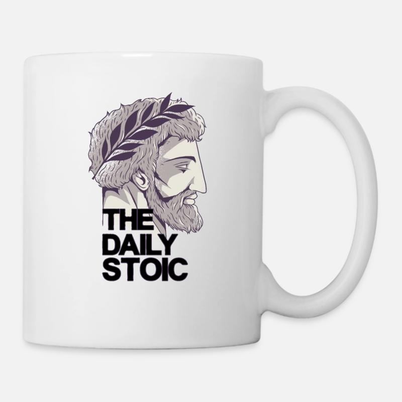 Marcus Aurelius | Le stoïque quotidien - Mug blanc - blanc