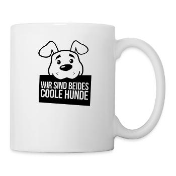 We're both cool dogs, master dog - Mug - white - Right