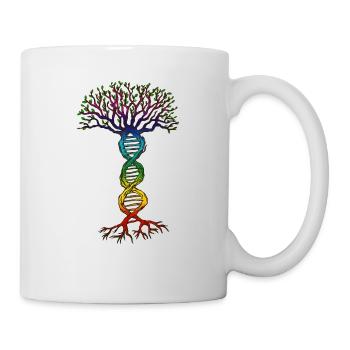 Chakra DNA Baum des Lebens. - Tasse - Weiß - Rechts